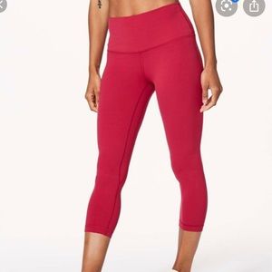 Red lululemon align crop - 6